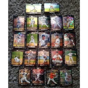 Baseball Topps Chrome Lot From 2007 including 3 Rookie Cards